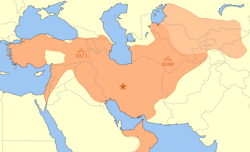 イランの歴史_セルジューク朝の領土